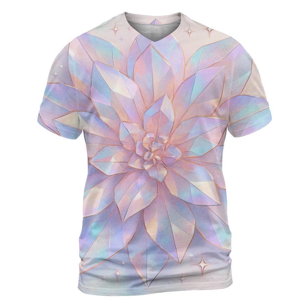 Holo Prism Petals unique graphic print tees