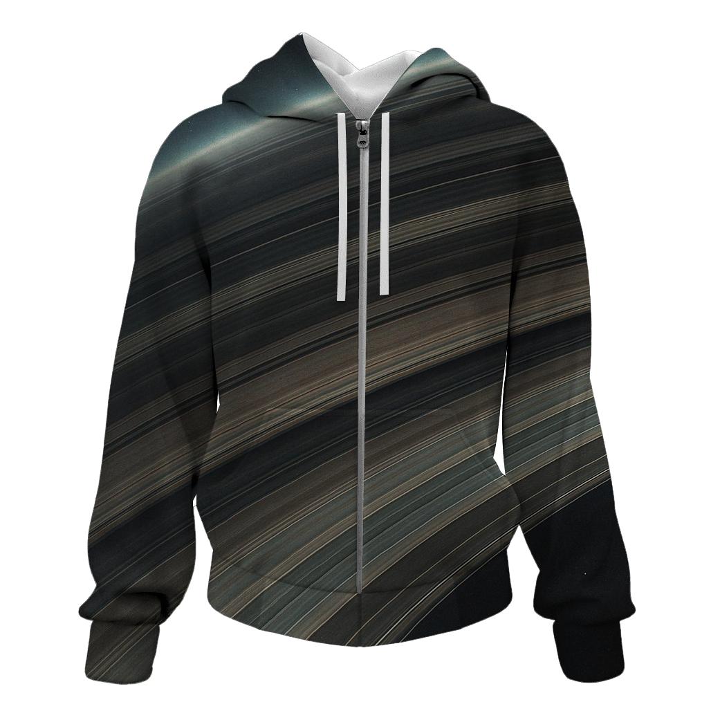 Ring Plane Shadow Bands printed hoodies