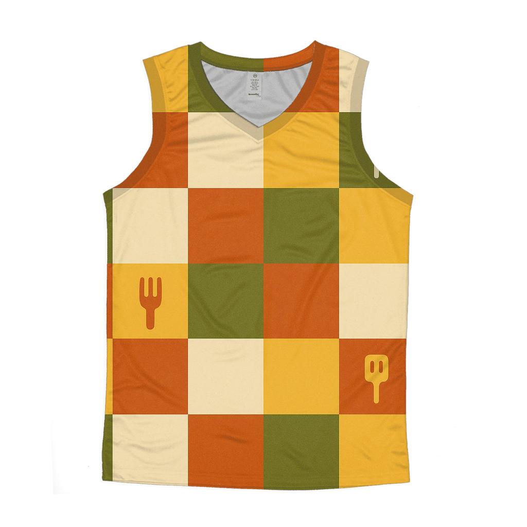 Harvest Plaid Kitchen Chic casual summer tank tops