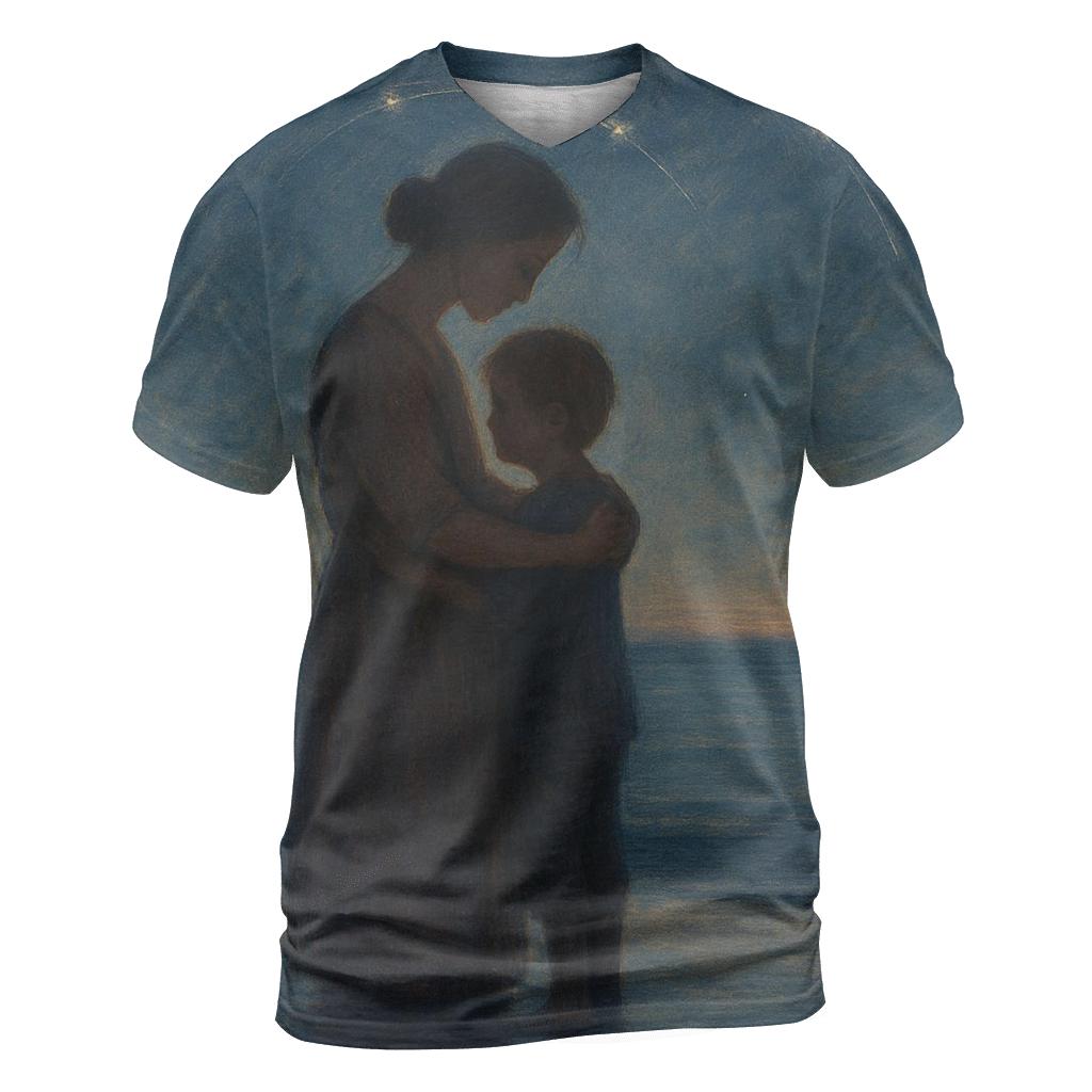 The Harbor Within Her Heart A Mother Who Teaches Us Where Home Is custom all-over print shirts