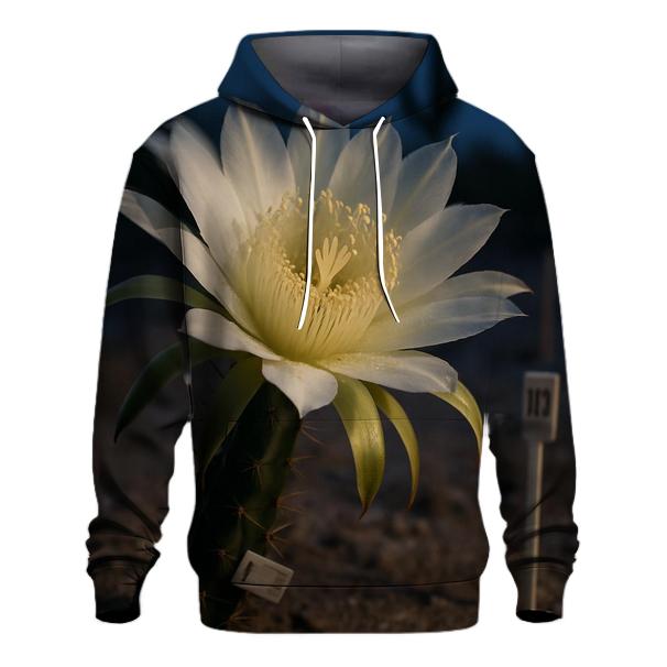 Night Blooming Cereus In A Desert Research Plot hoodie styles