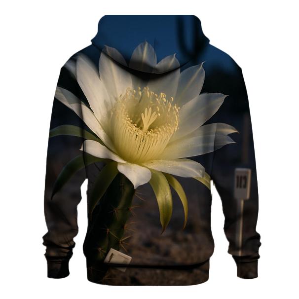 Night Blooming Cereus In A Desert Research Plot hoodie styles