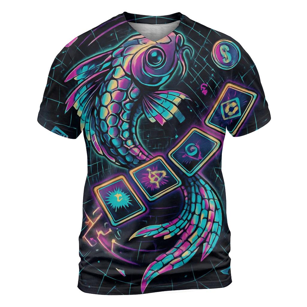 Arcade Oracle Koi designer pattern shirts