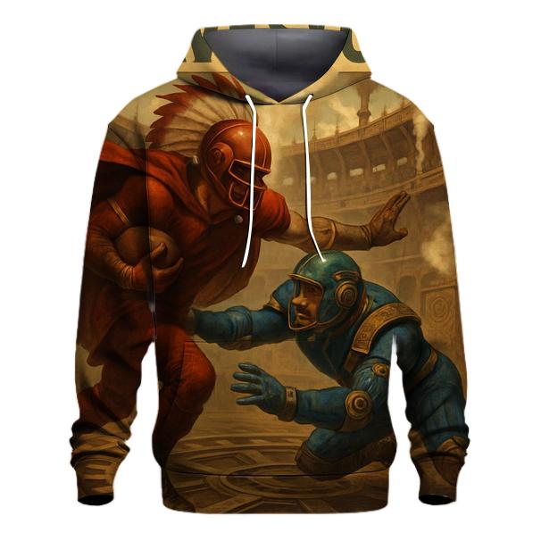 Clockwork Coliseum Braves Versus Cubs Showdown heavyweight hoodies
