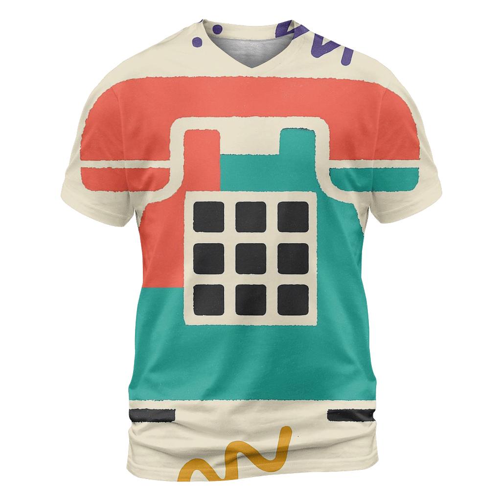 Analog Hotline Flyer Collage custom all-over print shirts