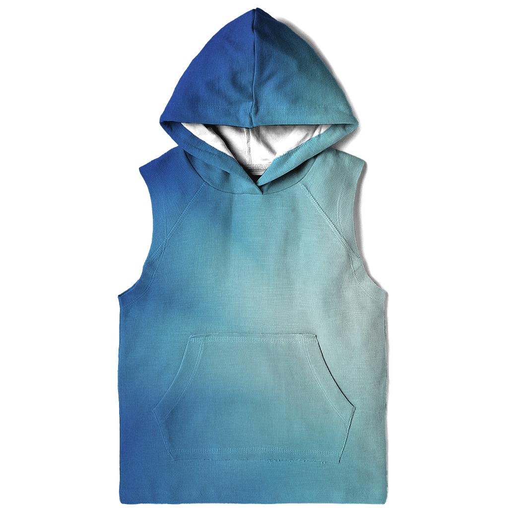 Polar Ice Bloom Gradient pullover hoodies