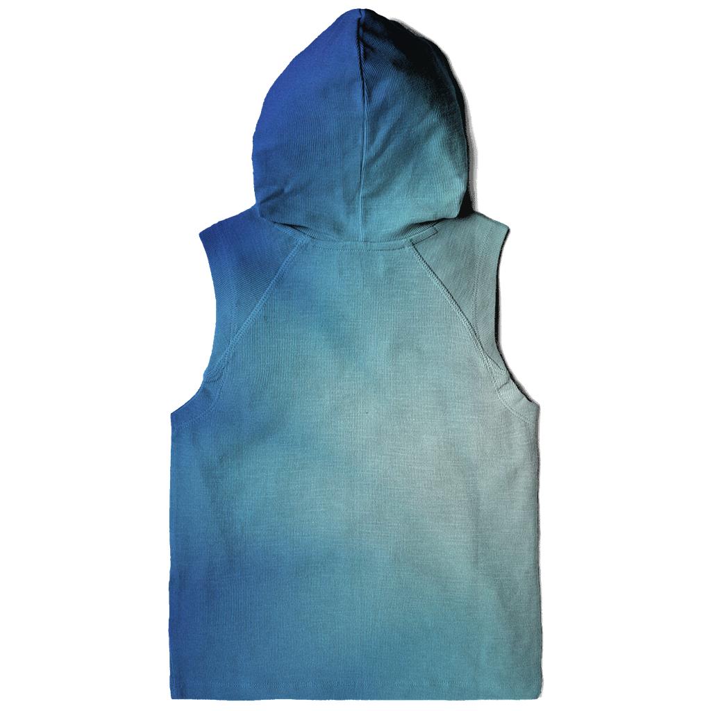 Polar Ice Bloom Gradient pullover hoodies