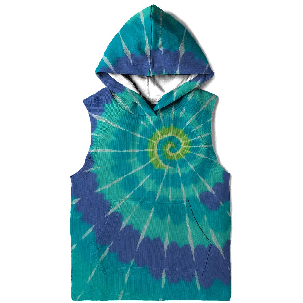Aurora Spiral Overdye Whorl custom hoodies