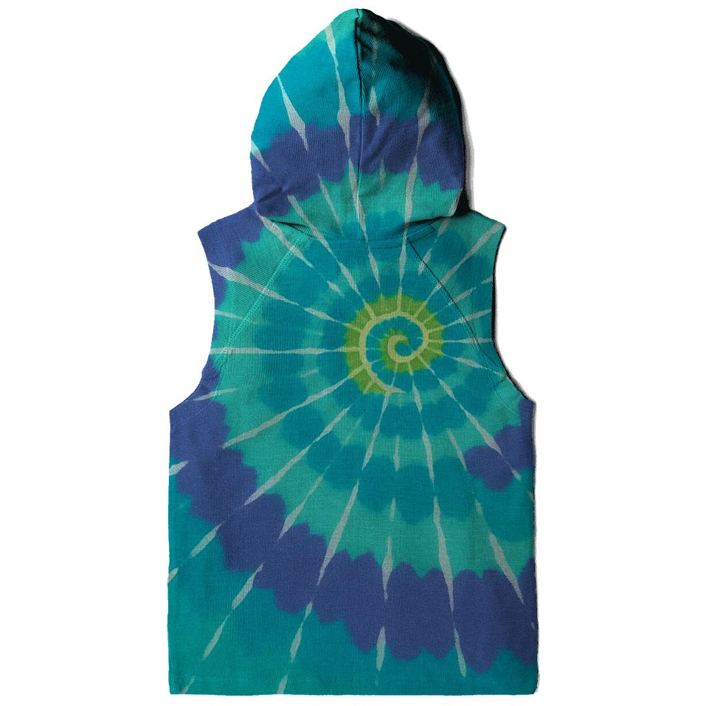 Aurora Spiral Overdye Whorl custom hoodies