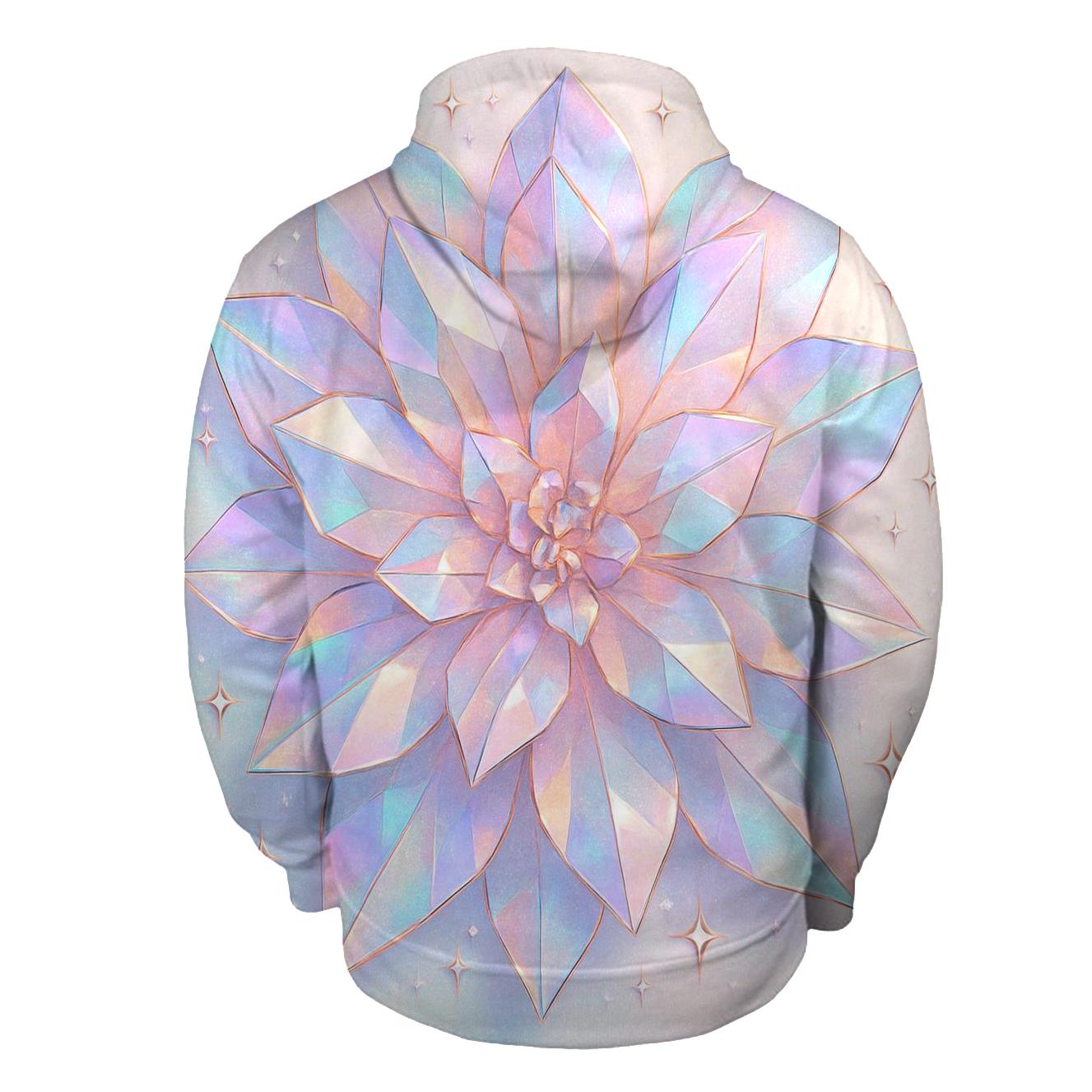 Holo Prism Petals graphic hoodies
