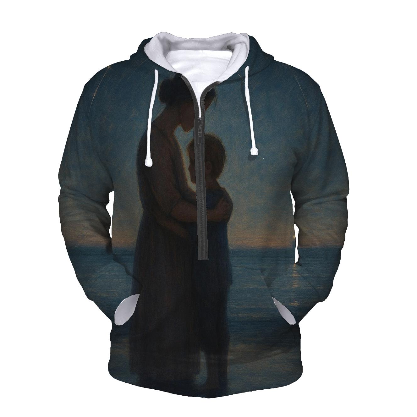 The Harbor Within Her Heart A Mother Who Teaches Us Where Home Is zip-up hoodies