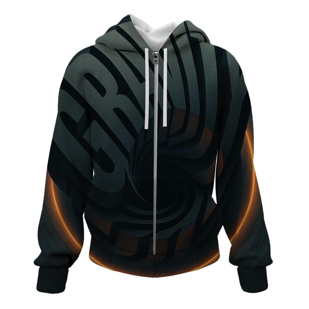 Gravity Well Typography Mirage hoodies fashion