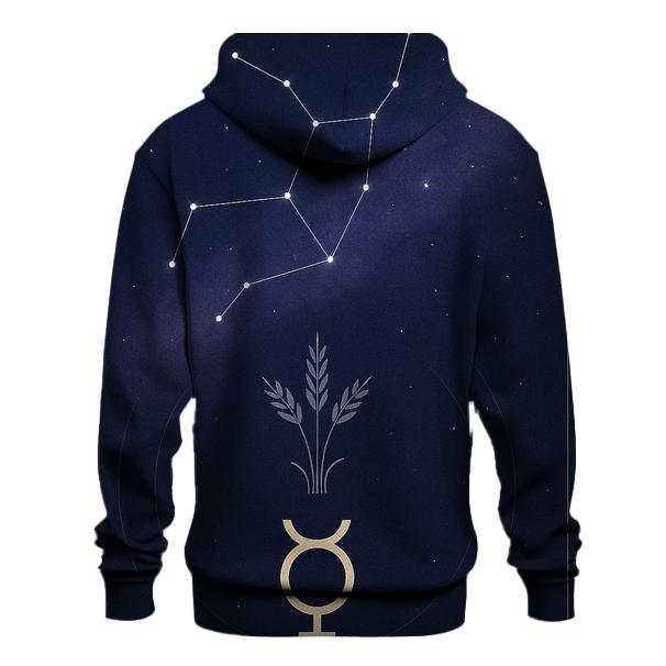Virgo Harvest Star Chart With Mercury Sigil hoodie designs