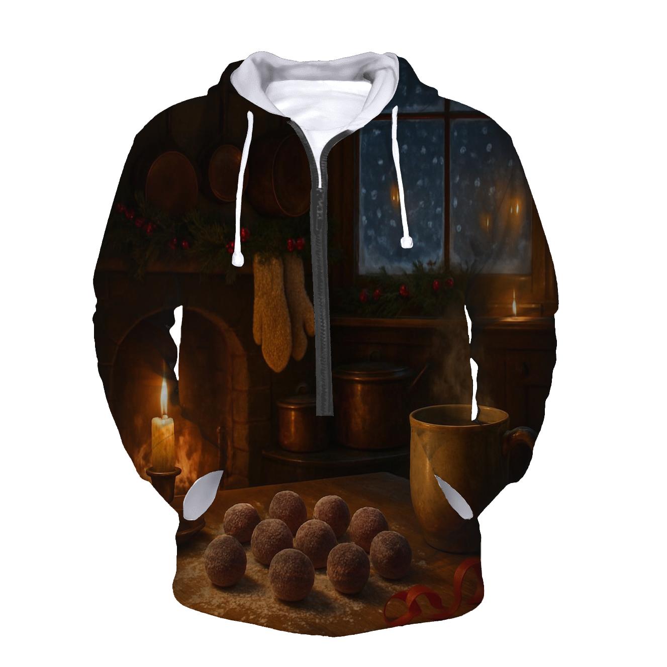 Candlelit Sugarplum Kitchen On Christmas Eve hoodies fashion