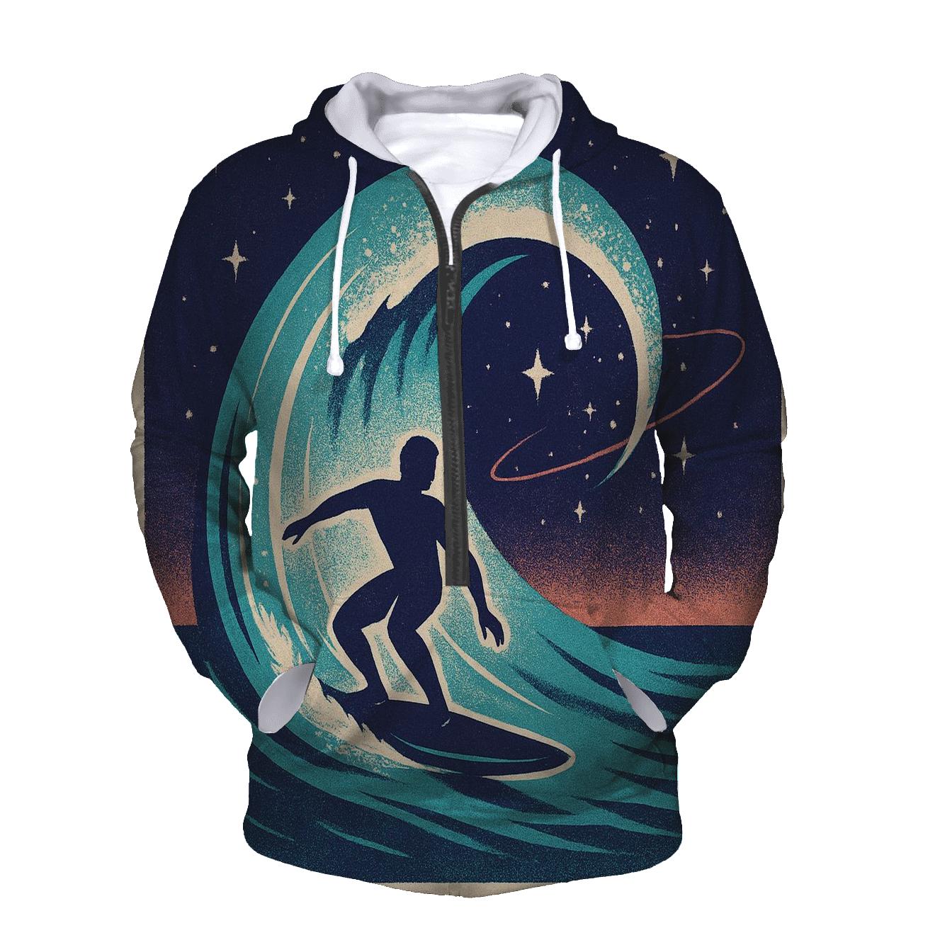 Lunar Tides Surf Break designer hoodies