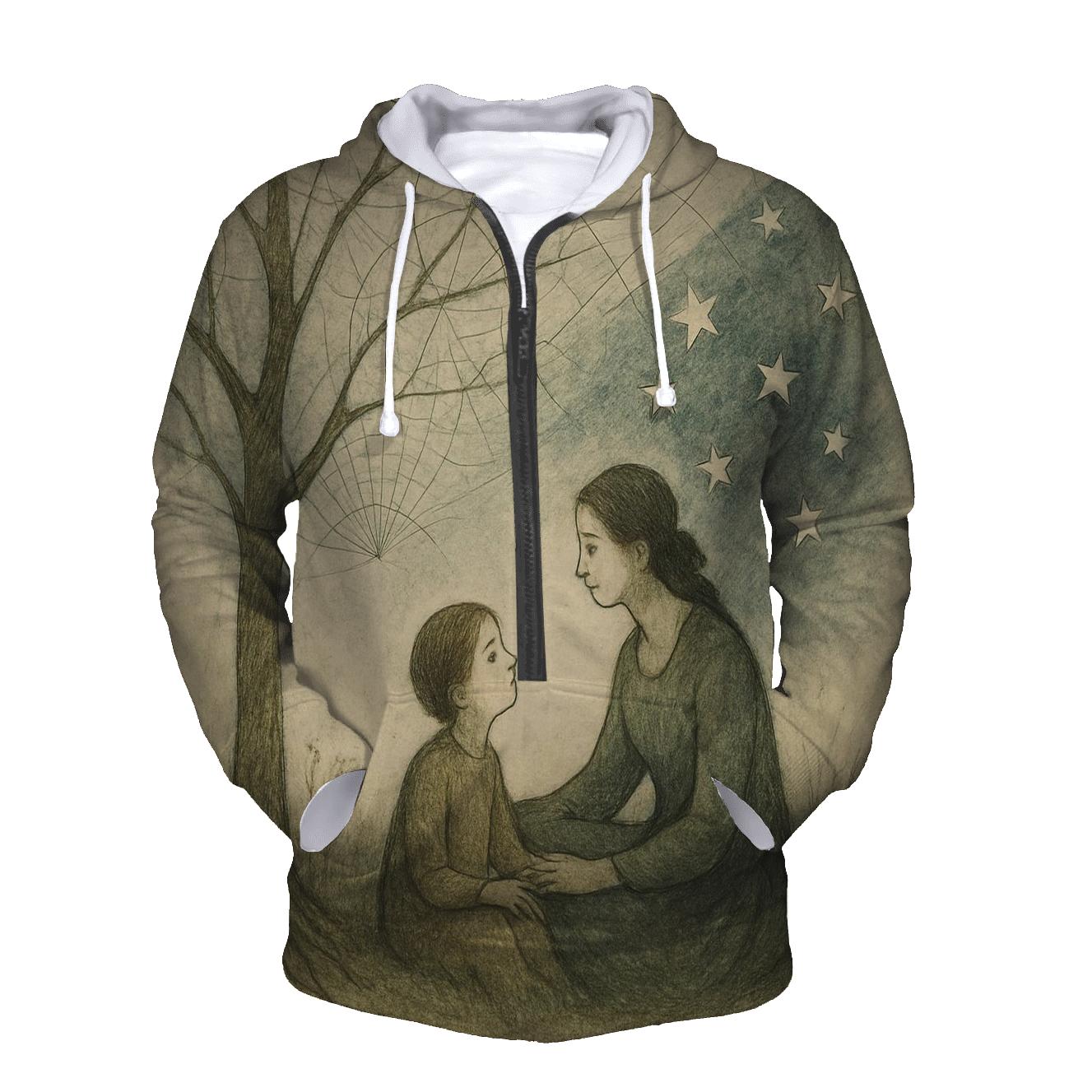 The Quiet Atlas A Mothers Love That Maps A Childs Becoming premium hoodies