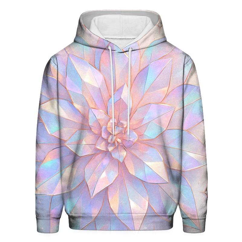 Holo Prism Petals lightweight hoodies