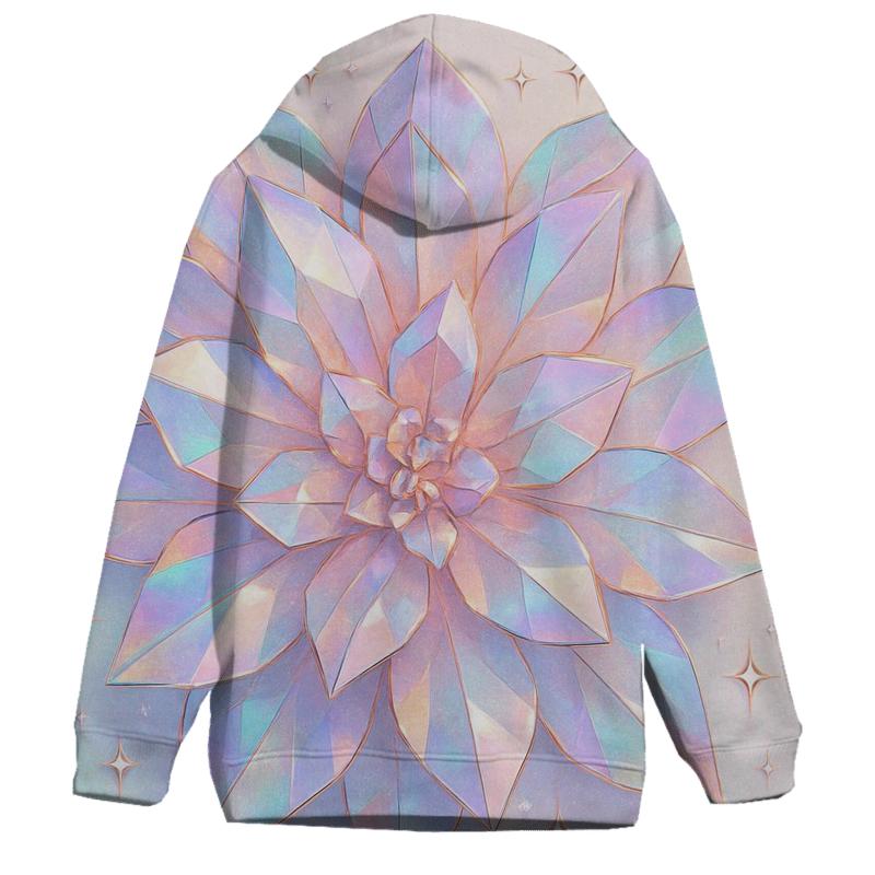 Holo Prism Petals lightweight hoodies