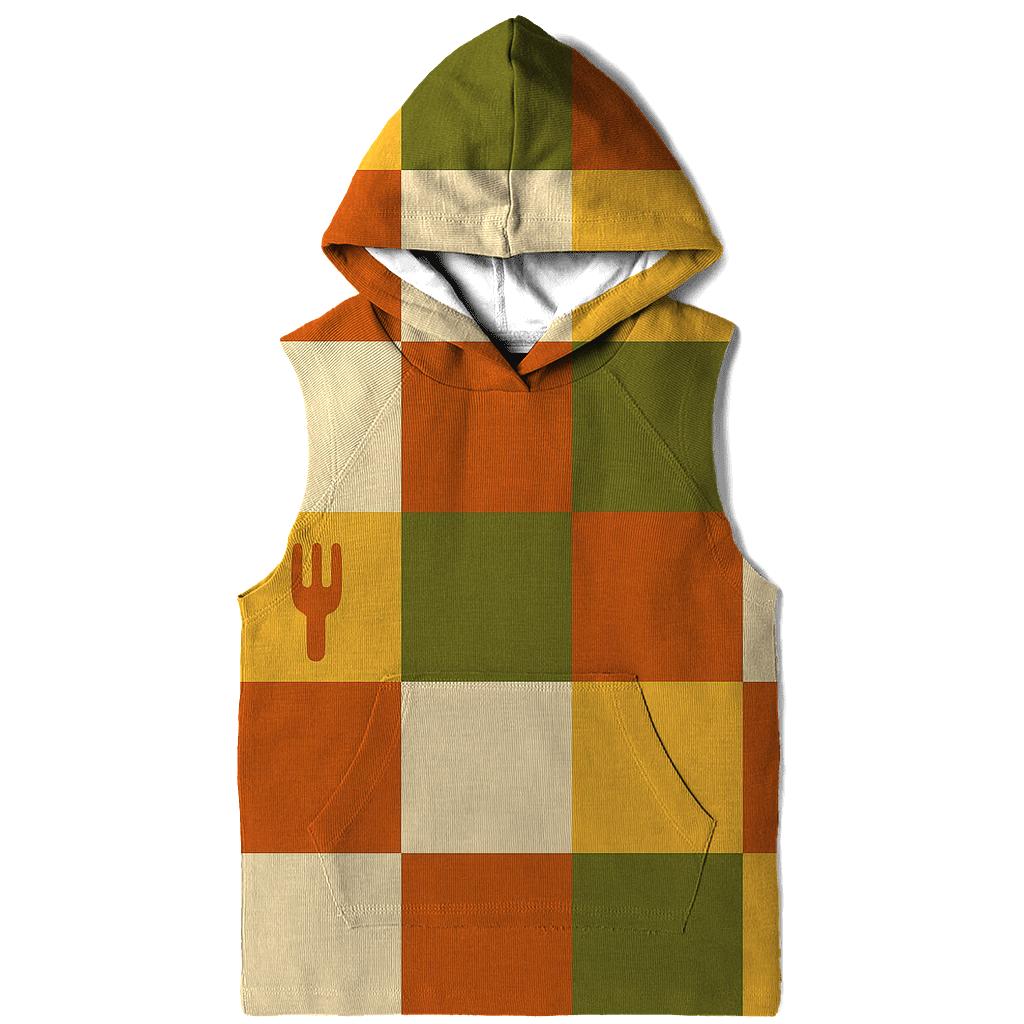 Harvest Plaid Kitchen Chic embroidered hoodies