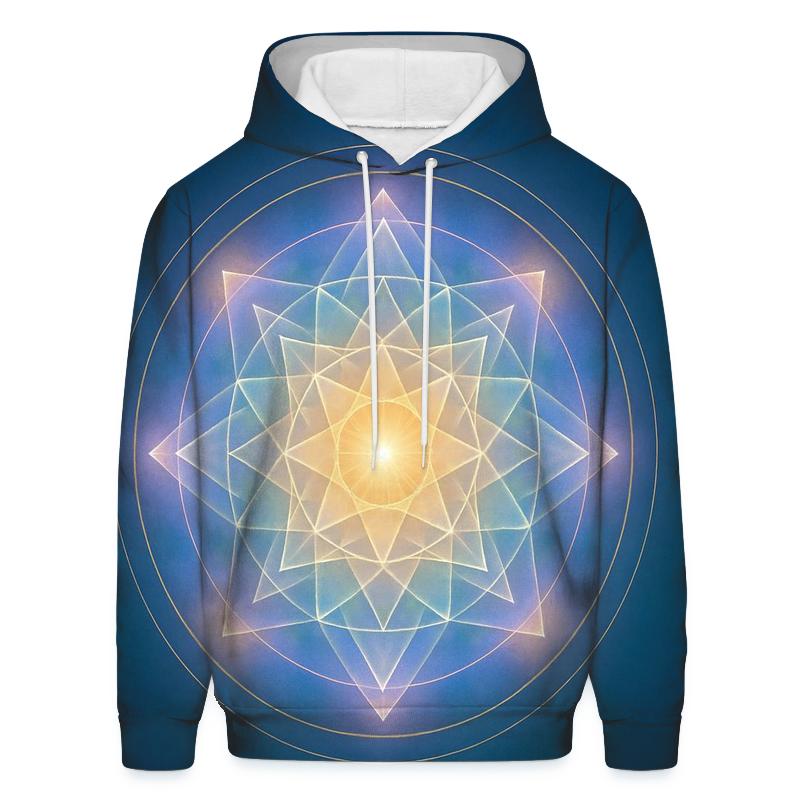 Aurora Prism Mandala premium hoodies