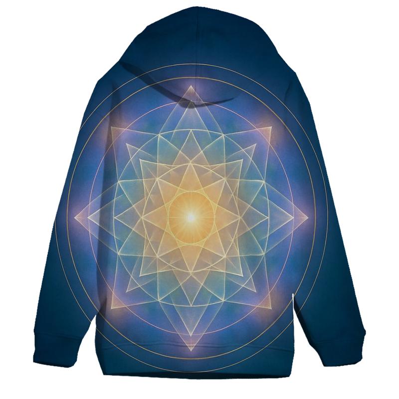 Aurora Prism Mandala premium hoodies