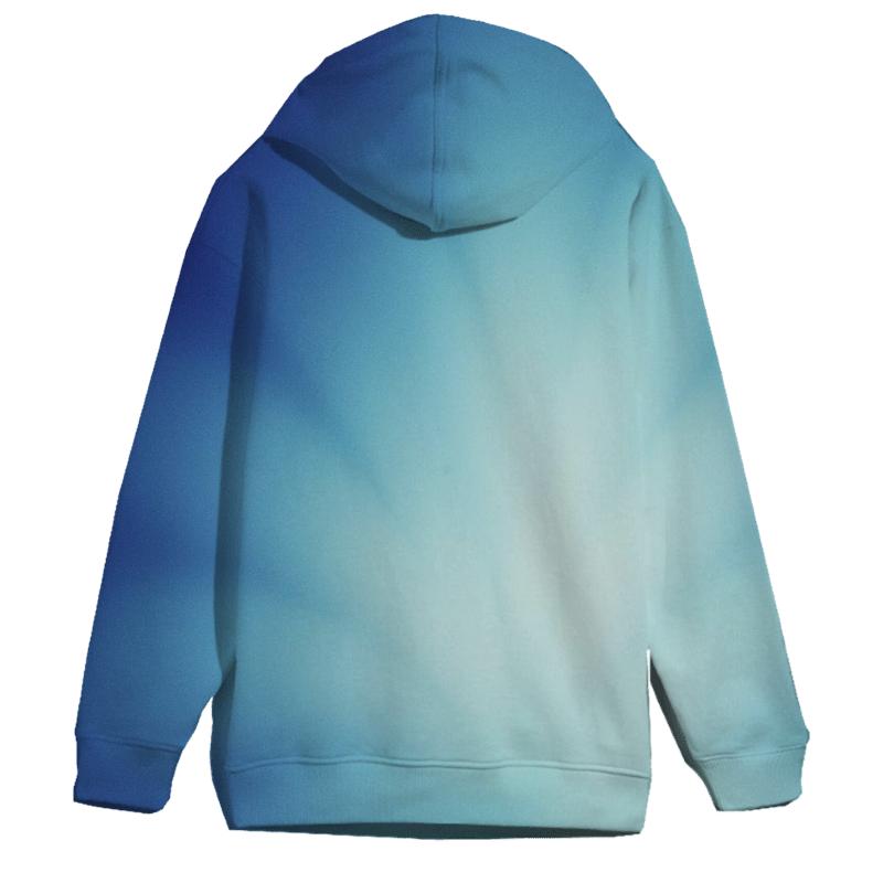 Polar Ice Bloom Gradient lightweight hoodies