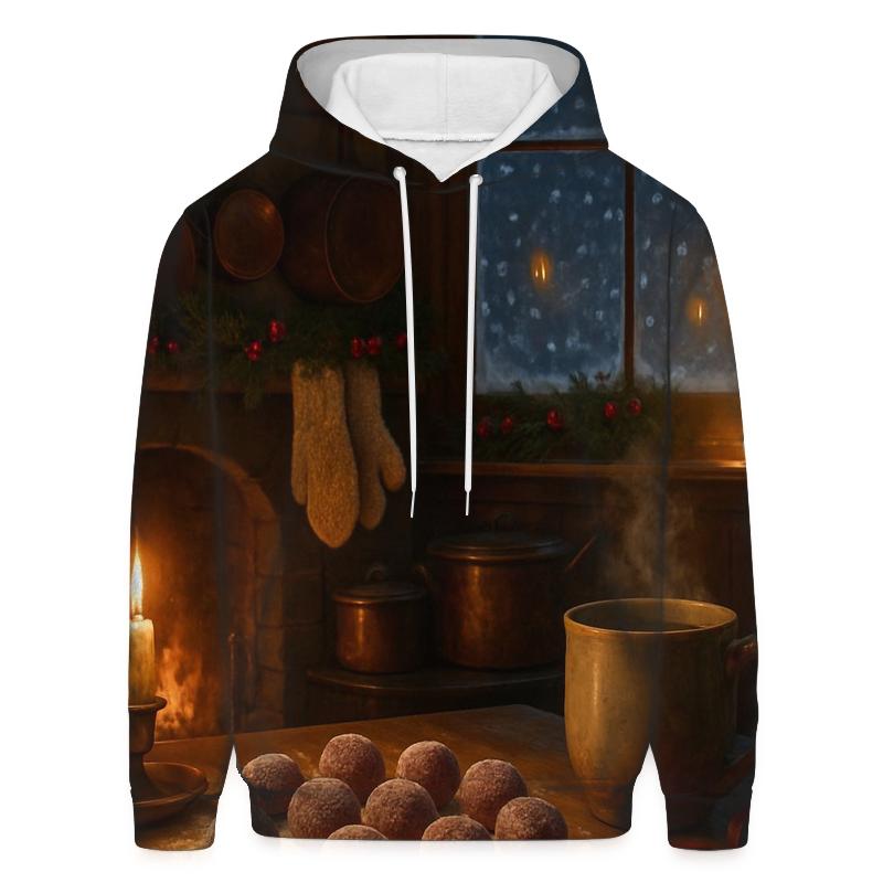 Candlelit Sugarplum Kitchen On Christmas Eve hoodies fashion