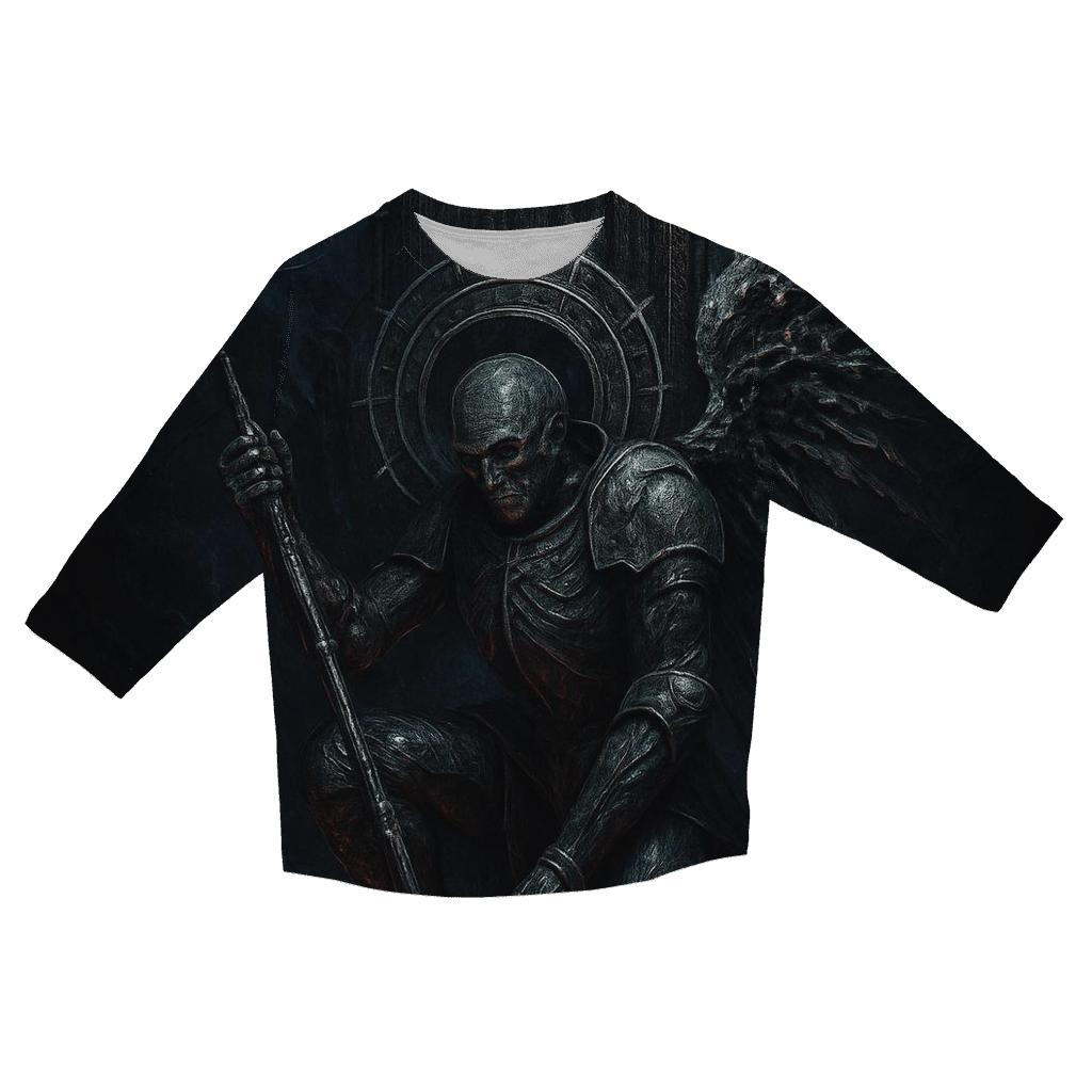 Reliquary Of The Stormbound Seraph printed three quarter sleeve shirts