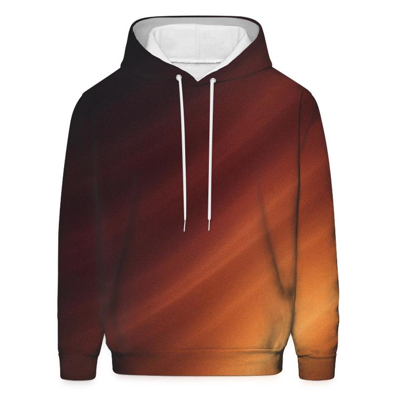 Molten Copper Drift Gradient zip-up hoodies