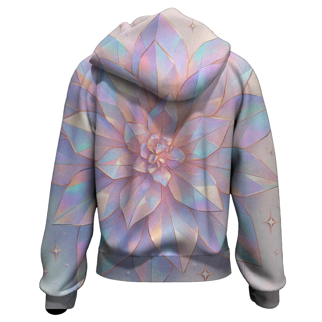 Holo Prism Petals heavyweight hoodies