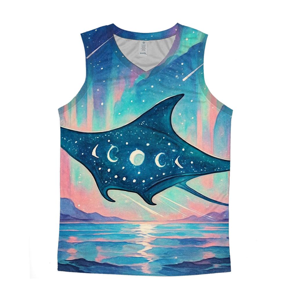 Aurora Cathedral Over The Rift Sea stylish racerback tanks