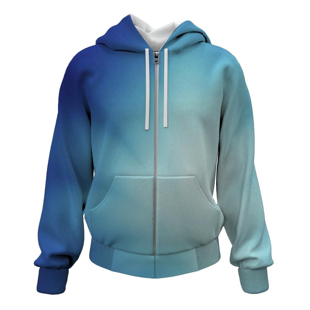 Polar Ice Bloom Gradient hoodie trends
