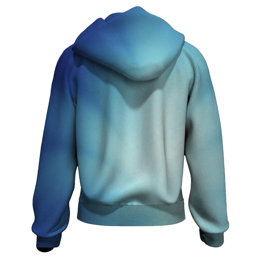 Polar Ice Bloom Gradient hoodie trends