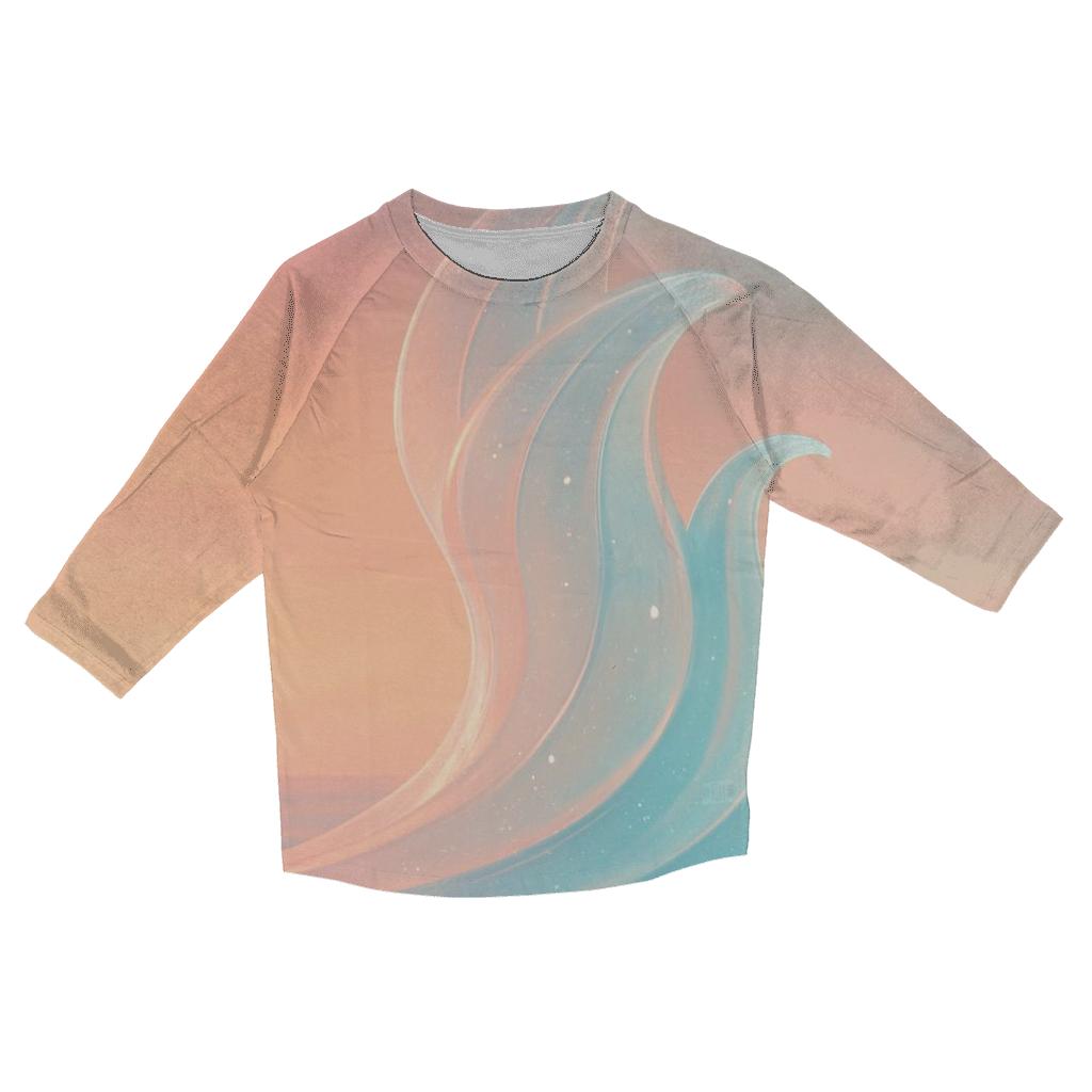 Prismatic Tidal Observatory custom 3/4 sleeve shirts