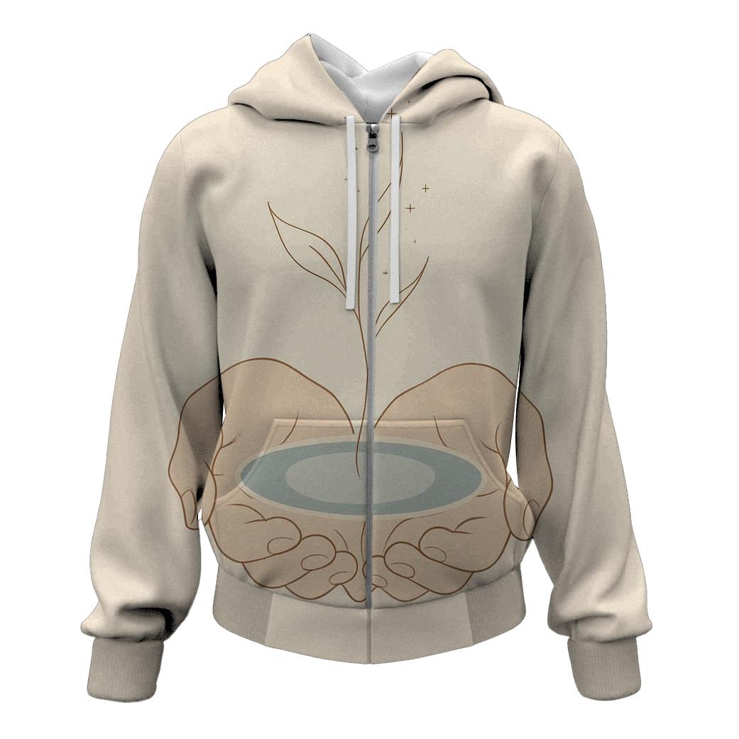 Open Hands Spring Of Calm custom hoodies