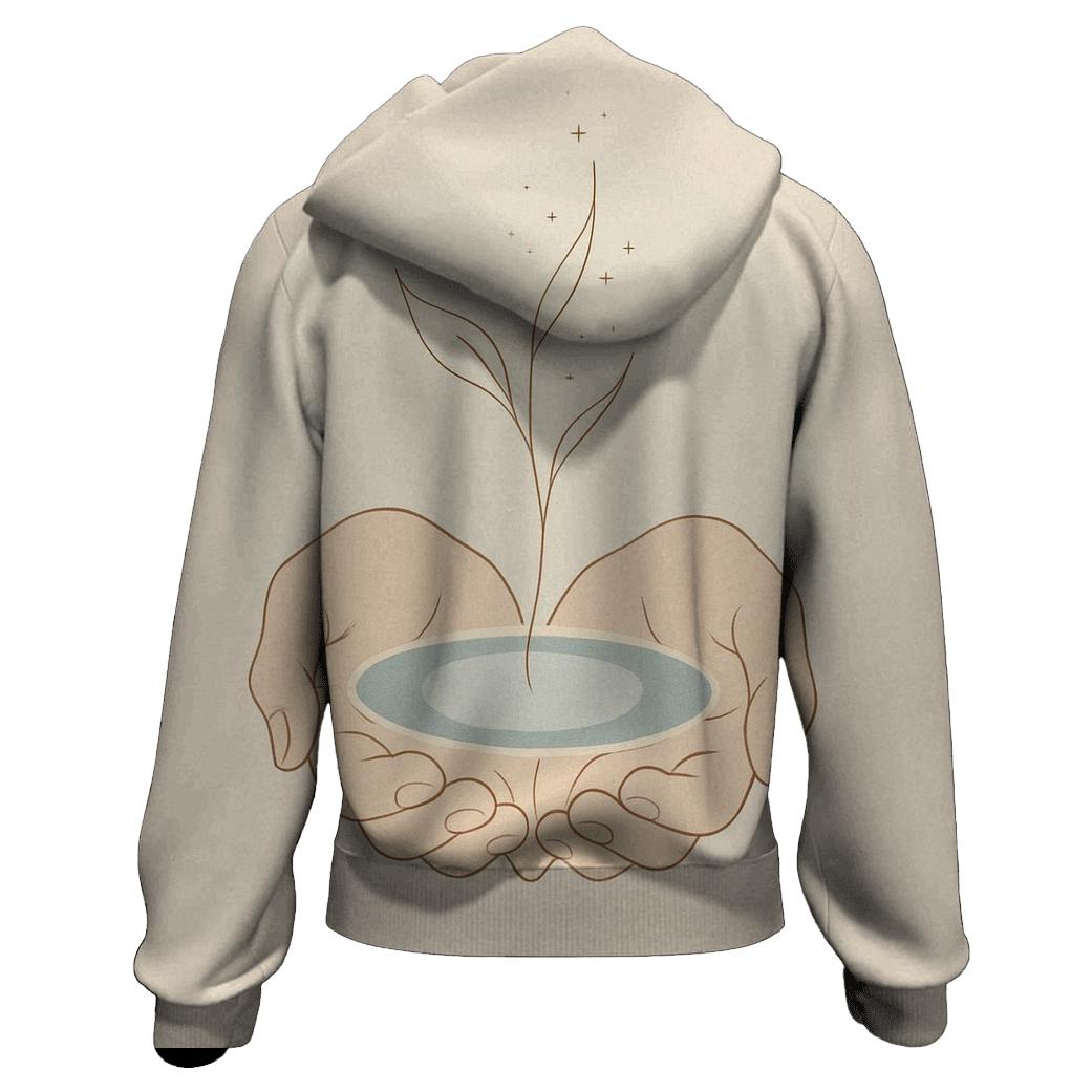 Open Hands Spring Of Calm custom hoodies