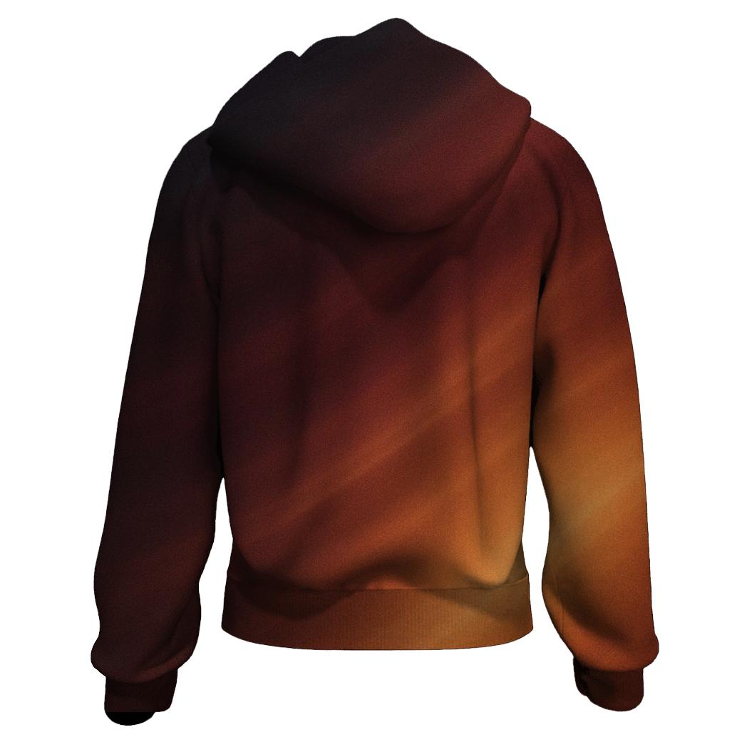 Molten Copper Drift Gradient pullover hoodies