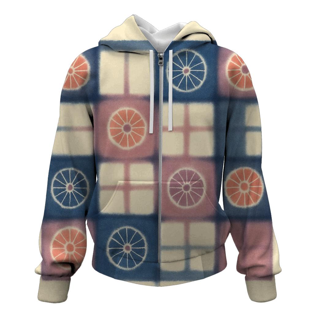Itajime Eclipse Grid With Kumo Rosettes heavyweight hoodies