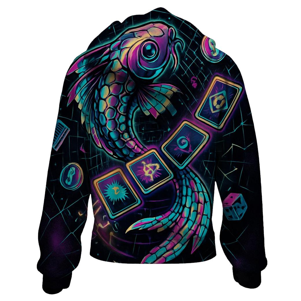 Arcade Oracle Koi hoodie styles