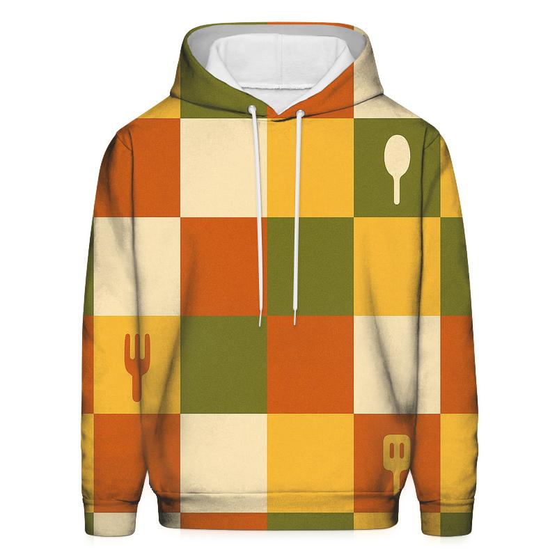 Harvest Plaid Kitchen Chic premium hoodies