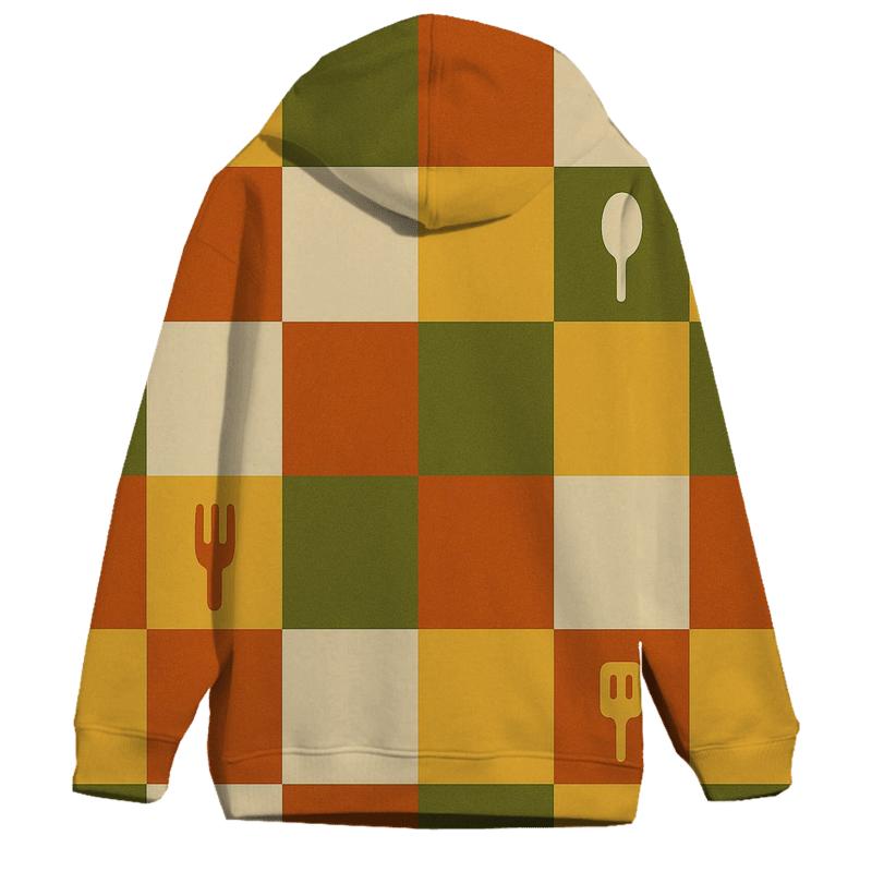 Harvest Plaid Kitchen Chic premium hoodies