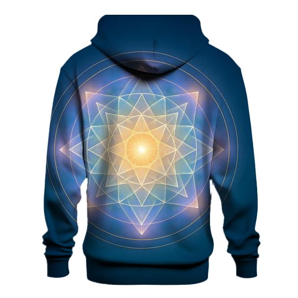 Aurora Prism Mandala heavyweight hoodies