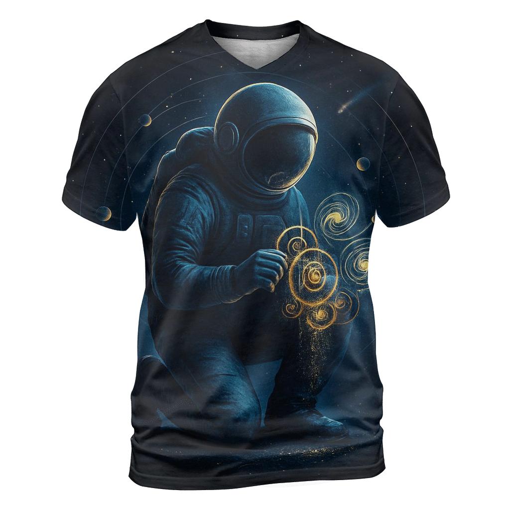 The Orrery Of Living Stars artistic all-over print tops