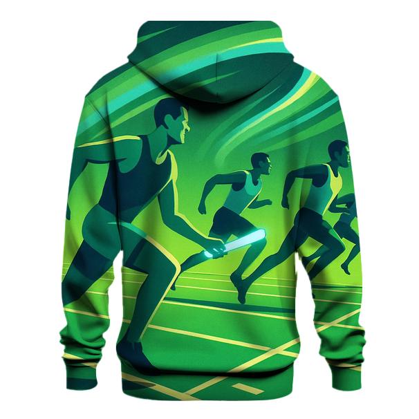 Aurora Sprint Relay embroidered hoodies