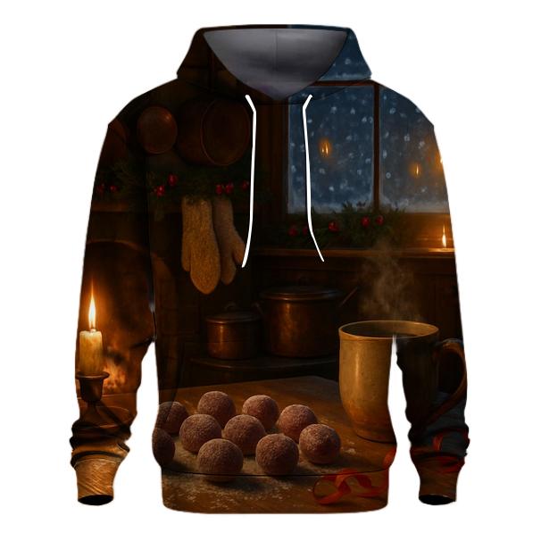 Candlelit Sugarplum Kitchen On Christmas Eve lightweight hoodies