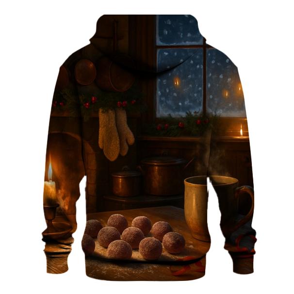 Candlelit Sugarplum Kitchen On Christmas Eve lightweight hoodies