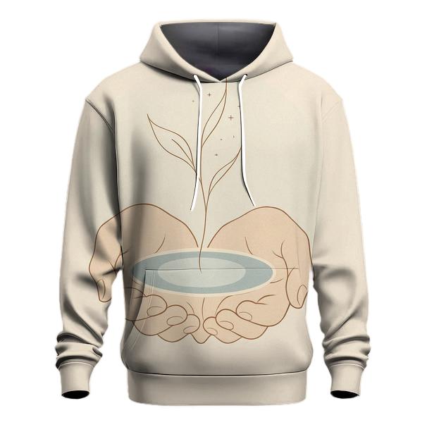 Open Hands Spring Of Calm zip-up hoodies
