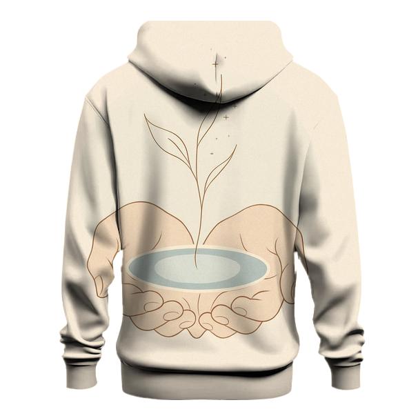 Open Hands Spring Of Calm zip-up hoodies