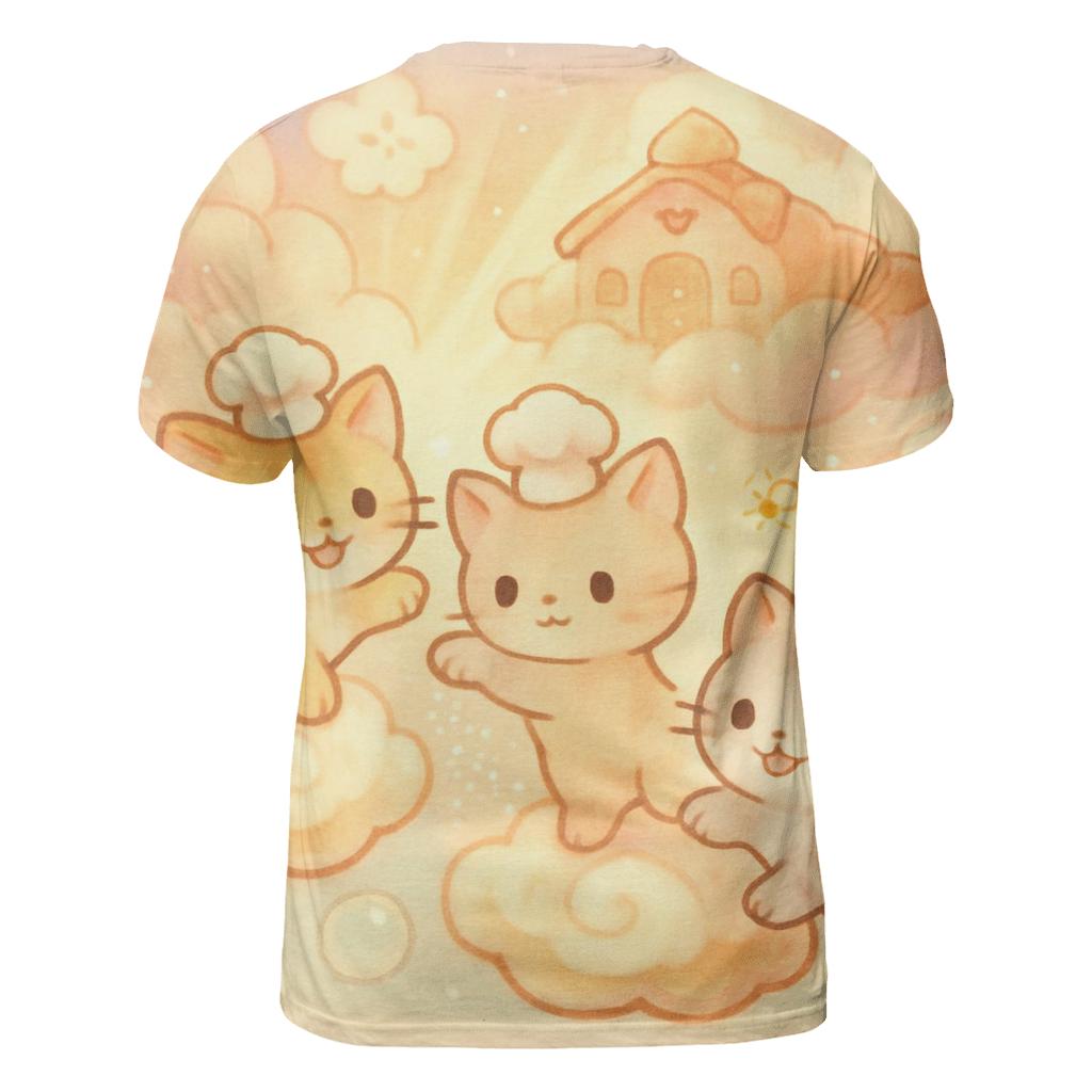 Sunrise Cloud Bakery Kittens unique graphic print tees