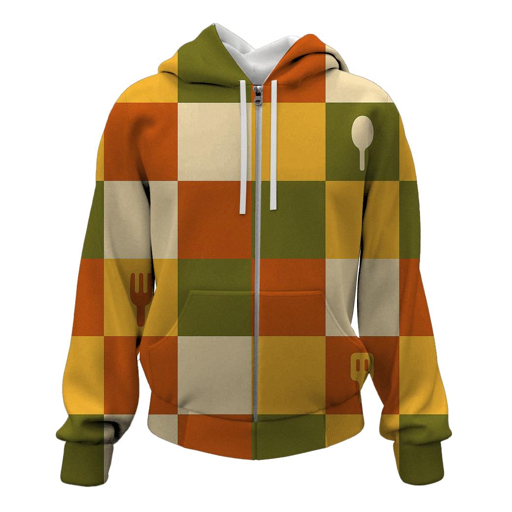 Harvest Plaid Kitchen Chic heavyweight hoodies